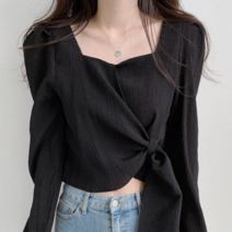 아이엠몽 여성 매듭 포인트 블라우스 에인트