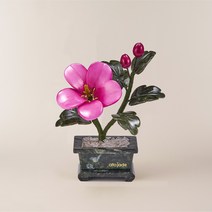 승진 영전 축하 취임선물 개업 이사 집들이 선물 / 아토제이드 옥꽃 미니 무궁화 사각, 퍼플