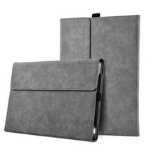 Microsoft Surface Pro 9 8X13 인치 PU 가죽 태블릿 스탠드 커버 용 키보드 케이스 7 7plus 6 5 4 12.3 &#, 한개옵션2, 01 Tablet Case Gray, 08 For SurfacePro 7Plus