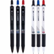 BK국제특허제품 마이펜 세이프티 클립 유성 볼펜 0.5 0.7mm 1타스 12자루, 0.7 흑색