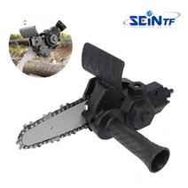 세인티에프 미니 체인톱 4인치 드릴 소형 전기톱 엔진톱 충전톱 전동톱 목공