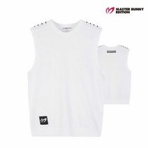 마스터바니에디션 골프 masterbunnyedition남성 슬리브 포인트 니트 베스트 M41101SV101_WH, 004, WH