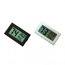 ST 온도계습도 미니 디지털 실내 온도 습도계 온도계 온습도계, 블랙