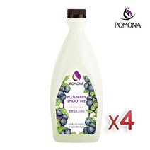 포모나 블루베리 스무디 2kg 4개세트, 단품, 단품