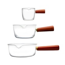 우드핸들 내열유리볼 종지, L, 1개