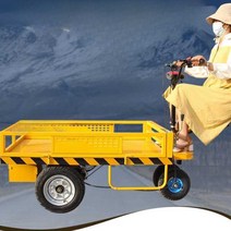 물류 창고 운반차 충전형 전동끌차 전동대차 공장, (100x60CM) 1200W+디스크 브레이크