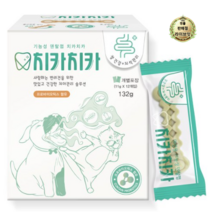 라이브잇 굿데이 치카치카 강아지 덴탈껌 132g, 2개, 장 건강