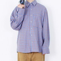 모던피플 MG013 체크 포켓 오버핏 남방 pp (3color)