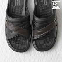 디자이어로즈 [로런] 남자 고급가죽 슬리퍼 정장슬리퍼 4cm MS2107