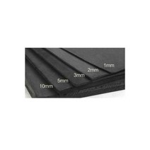 Eva 폼 시트 공예 펀치 DIY 수제 모델 만들기 재료, Black, Thick 10mm 35 x100cm