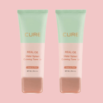 김정문알로에 톤업 선크림 톤업썬 그린 진정 40ml 1+1, 김정문알로에톤업 40ml+40ml