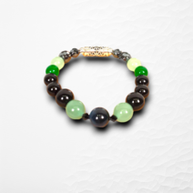 8체질 토니아 천연석 천연 원석 팔찌 호안석 은 오닉스 헤마타이트