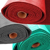 리빙템 PVC 현관매트 롤매트 미끄럼방지 코일매트 1M 재단 #999EA, 그레이색상