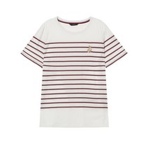 20SS 헤지스레이디스 WSTS0B321WT 화이트 퍼피자수 면 반팔티셔츠