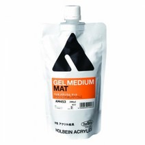 홀베인코리아 젤 미디엄 매트 스탠드 팩 아크릴 보조제, 300ml, 1색
