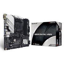 Biostar B550M-SILVER Micro-ATX B550M 마더 보드 DDR4 4600 MHz 128G WIFI AM4 지원 AMD Ryzen CPU, 01 마더 보드