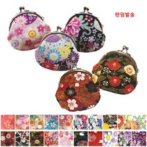 마에다센코 와고코로 유젠 2.5 원형 물림쇠 동전지갑