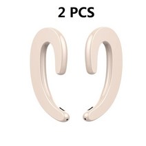 골전도 이어폰 범용 무선 블루투스 4.2 스포츠 스테레오 헤드셋 for xiaomi for xiaomi for iphone 7 8 x, 골드 2개