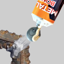 초강력 주물용 금속 접착제 알루미늄 철판 라디에이터 실외기 자동차 쇠 파이프 부품 본드 균열 수리 METAL BOND