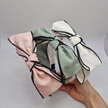 소녀하니 인타 리본 반다나 머리띠 헤어밴드 아동 유아 초등학생