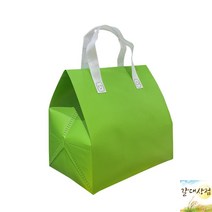 은박 보냉백 보온백 테이크아웃 보냉봉투 포장 두꺼운파우치 대용량 업소용 50매 아이스박스 여름 캠핑 휴대용, -, 형광그린50개
