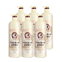 꽃을든남자 1+1 우유 바디 로션 1000ml 대용량, 6개