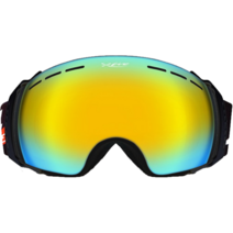 스키고글 스노우보드고글 방풍고글 보드고글 더블렌즈, 엑스라인 2108 블랙/골드블루