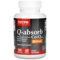 자로우 포뮬라 Q-absorb Co-Q10 100mg 소프트젤 60정, 1개