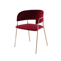 체어아울렛 포르쉐 로즈골드 골드체어 카페의자 업소용의자, 레드