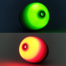 인팩션 바다전자찌 LED 고휘도 구멍찌 DMF-777 425전지, 레드, 0호