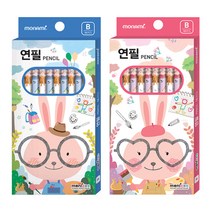 모나미 모니주 10본입 연필 B 남아용, 10개