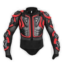 남성 라이더 가죽자켓 S-4XL 플러스 사이즈 오토바이 전신 자켓 보호 장비 모토 크로스 오프로드 라이딩 내, 05 Red B