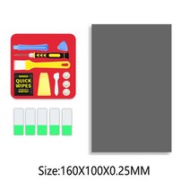실리콘구리스 차량요실리콘그리스 자동차고무용실리콘 하니웰-PTM7950 8.5W 단계 변경 실리콘 패드 시트, 한개옵션1, 04 160x100x0.25