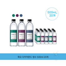 휘오 다이아몬드EC 생수 500ml 20개, 단품, 단품