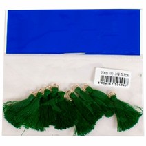 [우수제품] 미니 태슬3 cm 6색 태슬 가죽 만들기 장식 부자재 키링 털실 가방 종이, 빨강