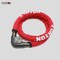 ab TONYON 1m 자물쇠 고급형 도난방지 오토바이 자전거 강철 와이어 순대, 1개, 색상랜덤