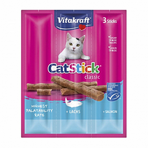 비타크래프트 비타캣스틱 고양이간식, 연어 3p (23년 9월)
