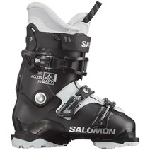 Salomon 살로몬 스키부츠 QST Access 70 W Ski Boots Womens 2024, Black/White/Beluga, 26.5