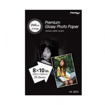 JAYART18_한국폼텍 프리미엄 고광택 포토용지 인화지 8x10 라벨지 전용지 잉크젯 필름 사진 고급+jac230126, ♧단일옵션_JART0813♧, ( 주)제이아트_단일옵션