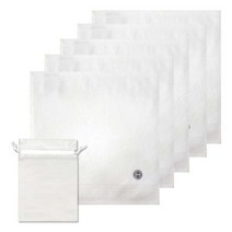 송월타월 호텔 컬렉션 클래식 미니 핸드 타월 60g x 5p + 파우치 세트, 타월(아이보리), 파우치(반투명), 1세트