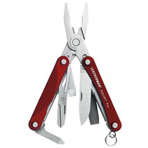 LEATHERMAN (레더맨) 멀티 툴 SQUIRT PS4 RED 스쿠토피·에스4 레드 [일본 정규품] 25년 보증 LTJ마크 입 PS4RD, 1개