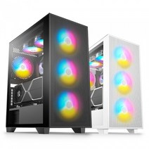 DAVEN APEX MESH 강화유리 Black 컴퓨터 PC케이스