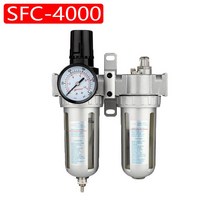 SFC-400 SFC-300 공기 압축기 공기 필터 레귤레이터 오일 물 분리기 트랩 필터 레귤레이터 밸브 자동 드레, SFC-4000