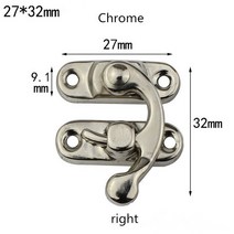 소형금고 가정용 미니 책 스마트 개인 비밀 금고 저금통 사무용 10pcs 32x27mm 골동품 청동 철 자물쇠 걸쇠 후크 잠금 보석 나무 상자 나사 가구 하드웨어, 은색 권리, 02 은