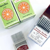 미싱부속나라 공업용 삼봉 와끼 미싱바늘 DVx43슈퍼(열바늘)-삼봉열바늘 DVx43, 14호