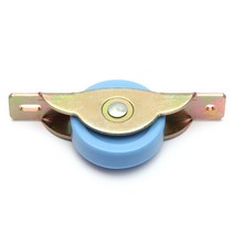 성원기업 (사각ㄷ레일용 미소호차)고급V호차(20kg용)평호차 나일론 30mm, 1개