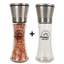 . 1+1이벤트 핑크소금 그라인더180g 소금갈이 후추갈이(소금X), 1개, 180ml