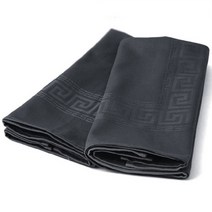 [카페뮤제오] 검정 린넨 타올 2장, 상세 설명 참조