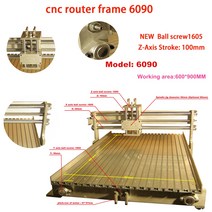 라우터 기계 볼 나사 조각 및 밀링 금속 목재용, 1.CNC 6090 Frame