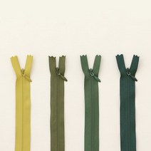 소잉데일리 콘실지퍼 바지지퍼 청바지지퍼 모음전_ 15cm~100cm 160여종, 25 다크그린, 8. 콘실지퍼_60cm(01~25)